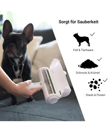 Finopet 3 Set: Dog & Cat Brushes XL Lint Roller & Tick Tongs - Ultimate Pet Grooming Kit for Long Hair & Undercoat - Buy Online on SooperMarket.com