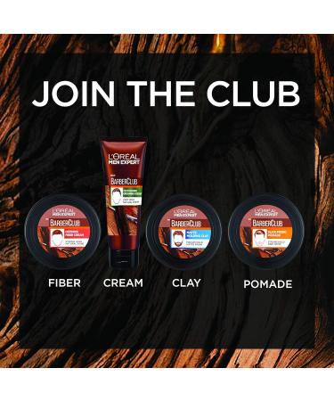 L'Oreal Paris Men Expert Barber Club Slick Fixing Pomade Wax 75ml - Strong Hold Hair Wax for Men - Buy Online on SooperMarket.com