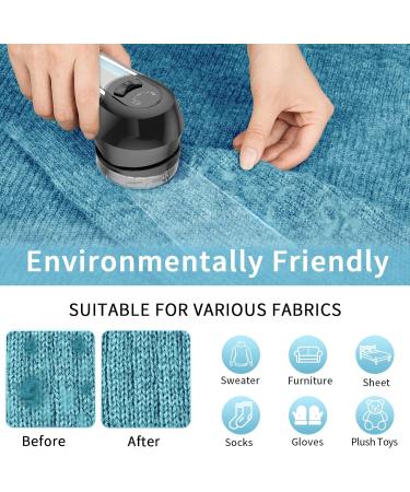 Buy JUEYINGBAILI Fabric Lint Shaver - Electric Sweater Fuzz Remover Battery Operated 80% Faster 3 Shave Heights for Clothes Lint Balls & Pills - International Shipping Available - Buy Online on SooperMarket.com