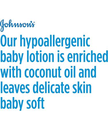 Johnson's Baby Lotion with Coconut Oil - 27.1 fl. oz | Hypoallergenic, Paraben-Free, Gentle Hydration - Buy Online on SooperMarket.com