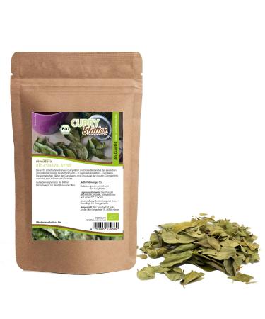 Mynatura organic curry leaves completely 2x 60g i tea i spice i raw food quality i pure herbal i cook i curry i natural product de- ko-044 i spice 60 grams (2)