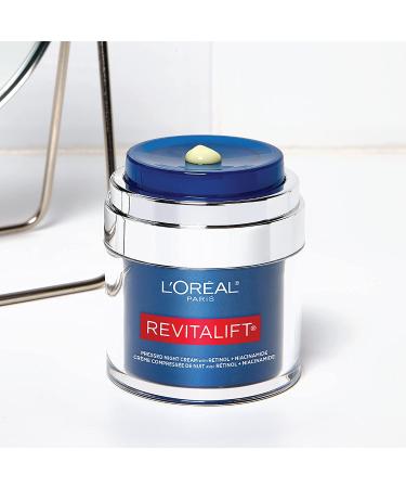 Revitalift Night Cream with Retinol & Niacinamide - Hydrate & Reduce Wrinkles | L'Oreal Paris - Buy Online on SooperMarket.com