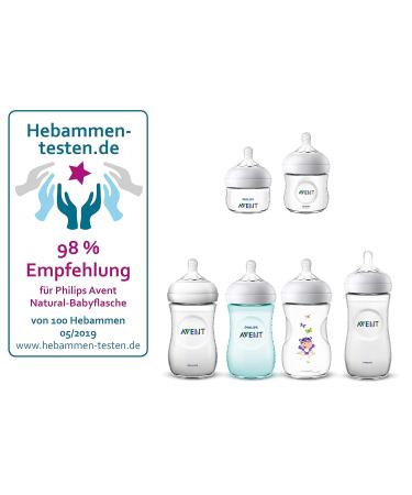 Philips Natural Bottle 260ml - Hippo Design (2 Pack) | Best Baby Feeding Bottles | Ship Internationally - Buy Online on SooperMarket.com