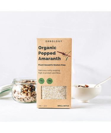 Organic Popped Amaranth 3.5 oz (Pack of 6) - Breakfast Topping - High Fiber, Protein & Minerals - Vegan, Gluten-Free, Non GMO - Buy Online on SooperMarket.com
