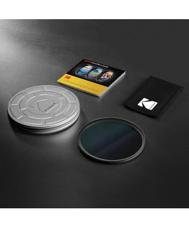 KODAK 52mm IR Neutral Density 1000 Filter | Schott Glass, Waterproof, 16-Layer Nano Coating | Prevent Overexposure, Reduce Infrared | Retro Case & Filter Guide | PhotoGear - Buy Online on SooperMarket.com