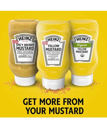 Heinz Yellow Mustard 2 x 397g - Buy Online on SooperMarket.com