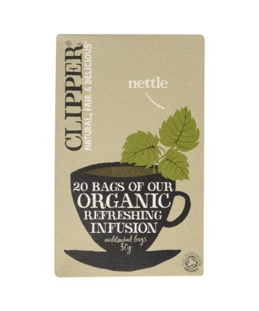 Clipper Organic Nettle Infusion 20 Tea Bags Mint 20 Count (Pack of 1)