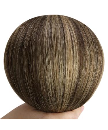 Youngsee 50cm Clip-in Ombre Extensions - Real Remy Hair Dark Brown Balayage Caramel Blonde (120g 7PCs) - Buy Online on SooperMarket.com