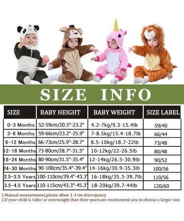 Doladola Baby Panda Hooded Romper | Toddler's Animal Onesie Jumpsuit 18-24 Months - Buy Online on SooperMarket.com
