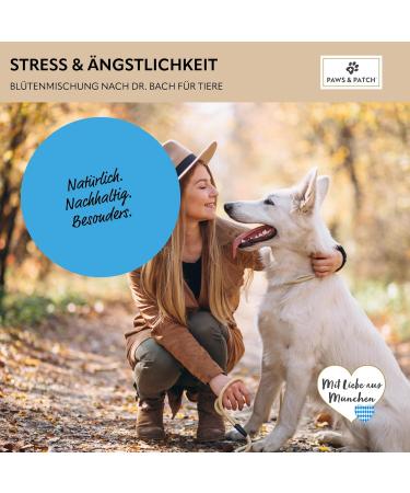 Paws & Patch Set: Dr. Bach Flower Mix for Stress & Anxiety in Dogs & Cats - 10g | Natural Relief for Fear & Stressful Situations - Buy Online on SooperMarket.com