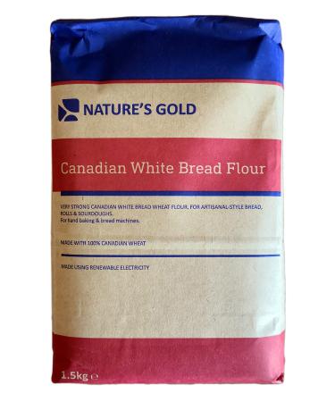 Nature's Gold 100% Very Strong Canadian White Bread Flour 1.5kg