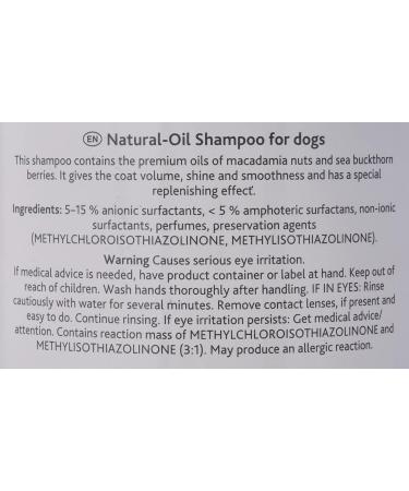 Trixie 2910 Natural Oil Shampoo 1L - Nourishing Pet Care for All Breeds - International Shipping Available - Buy Online on SooperMarket.com