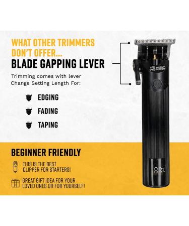 Cordless Trimmer with 4 Guards & Shaping Tool | Perfect for Beginners & Men s Hairline & Beard Edging | Trim Buddy - Buy Online on SooperMarket.com