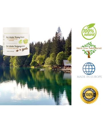 100% Natural Anti-Cellulite Cream with Coffee & Cinnamon | Firming & Smoothing Body Cream for Weight Loss & Anti-Aging | 200ml - Buy Online on SooperMarket.com