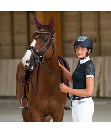 Buy HORZE Horse Bridle Clermont - Anatomical Bridle for Warmblood & Thoroughbred in Extra Warmblood Dark Brown (XF) - Buy Online on SooperMarket.com