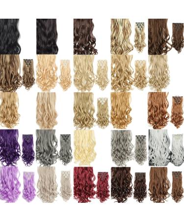 prinfantasy Clip In Extensions Hair Extension Hairpiece Voluminous Wavy Intense Red Hair Extensions MW101 GBMW101 22 inch - Buy Online on SooperMarket.com