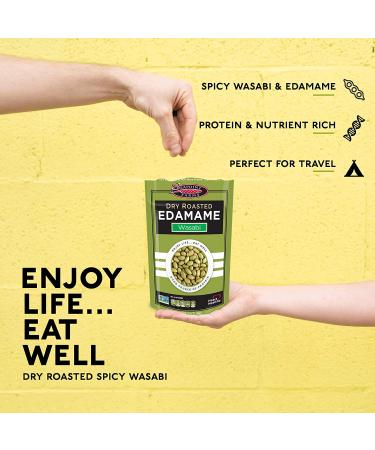 Seapoint Farms Wasabi Dry Roasted Edamame 3.5 oz | Healthy Snack & Protein Boost - Buy Online on SooperMarket.com