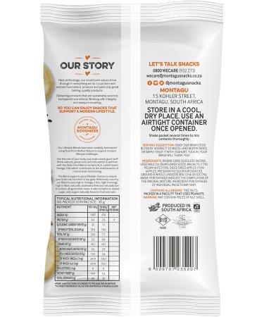 Montagu 10x Brain Food Trail Mix with Raisins Walnuts Pecans Apple Flax and Chia Seeds High in Omega-3 and Fiber Cholesterol-Free Low Sodium 100g Per Pack - Buy Online on SooperMarket.com