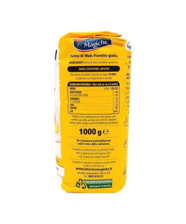 Lo Conte Le Farine Magiche Corn Flour - Farina Di Mais Fioretto for Polenta 1kg | Buy Internationally - Buy Online on SooperMarket.com