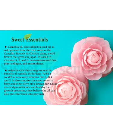 Organic Camellia Seed Oil from Japan - 8oz Bottle | 100% Pure & Organic for Hair & Skin | Japanese Beauty Oil - Buy Online on SooperMarket.com