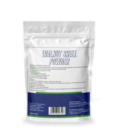 Premium Walnut Shell Powder - 3.4oz for Scrubs Hair Dye & Hand Cleansers | Bulk Options Available - Buy Online on SooperMarket.com