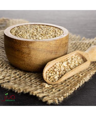 Jiva Organics Organic White Sesame Seeds 7ounce Bag - Hulled Till 100% Natural & Non-GMO - Buy Online on SooperMarket.com