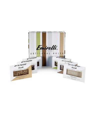 Emirelli Artisanal Halva Dessert  Authentic Middle Eastern Candy Turkish Sweets  Vegan Candy 55%-Tahini Halwa - Halvah Traditional International Sweets - Harvest Antep Pistachios Flavor  Pack of 1 Early Harvest Antep Pis - Buy Online on SooperMarket.com