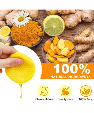 Turmeric Cleansing Pads - Exfoliating Face Pads for Dark Spots | Gentle Cleanser for All Skin Types | 50 Count - Buy Online on SooperMarket.com