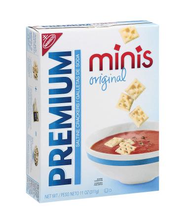 Premium Original Mini Saltine Crackers 11 oz - Savory Snack Essential - Buy Online on SooperMarket.com