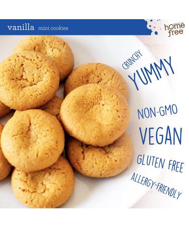 Homefree Mini Vanilla Cookies - Gluten Free, Nut Free, Vegan, 5 oz. Box (Pack of 1) - Buy Online on SooperMarket.com
