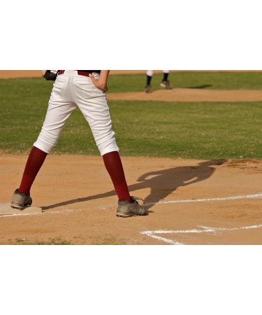 Men's RBI Baseball Over-The-Calf Team Athletic Performance Socks - Youth Shoe Size 0-4, Orange - Buy Online on SooperMarket.com