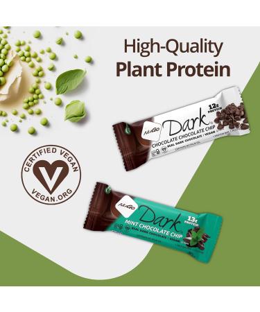 NuGo Dark Chocolate Pretzel 12g Vegan Protein 200 Calories Gluten Free 12 Count & Slim Dark Chocolate Brownie Crunch 16g Protein - Buy Online on SooperMarket.com
