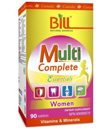 Bill Natural Sources Multi Complete Essentials for Women 90 Tablets
