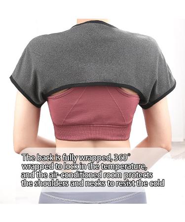 Ulapithi Heated Neck Wrap Pillow - 360 Thermal Collar for All Seasons | Washable Velvet Neck Warmer & Relaxation Solution - Dark Gray - Buy Online on SooperMarket.com