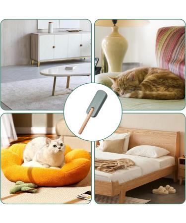 Eco-Friendly Cat Hair Remover Brush | Reusable Lint Removal Tool for Clothing & Pet Hair - Green - Buy Online on SooperMarket.com