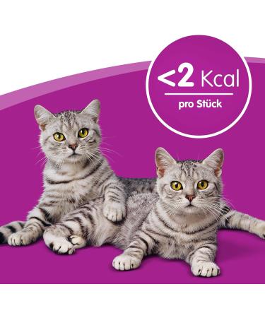 Buy Whiskas Cat Snacks Crunchy Pockets with Chicken & Cheese - 6 Pack (432g) - International Shipping Available - Buy Online on SooperMarket.com