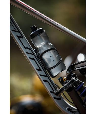 Zefal Sense Soft No Mud Bicycle Bottle - 800ml BPA-Free MTB Water Bottle with Mud Protection - Smoke Black - Buy Online on SooperMarket.com