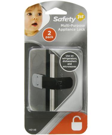 Safety 1st Multi-Purpose Appliance Lock Decor, 2-Count (Packaging May Vary) 2 Count (Pack of 1)