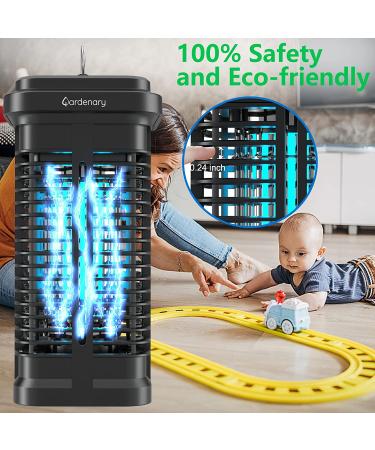 Gardenary Bug Zapper 20W | 4200V Electric Mosquito Killer for Indoor/Outdoor Use | Waterproof Fly Zapper | Electronic Mosquito Lamp for Patio, Home, and Backyard - Buy Online on SooperMarket.com