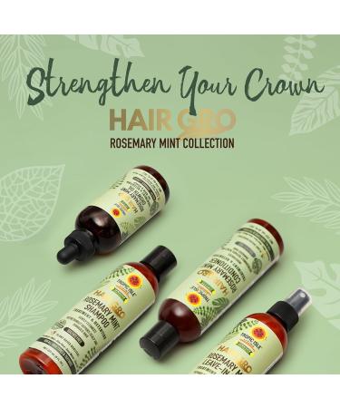 Tropic Isle Living Rosemary Mint Shampoo 8 oz - Nourishing Gentle Cleanser for All Hair Types Cruelty-Free Sulfate-Free - Buy Online on SooperMarket.com