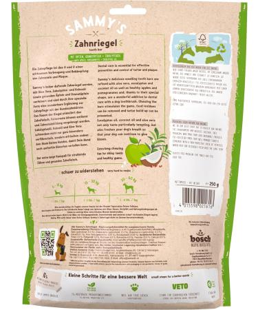 Sammy's Tooth Bars for Dogs | 6 x 250g Chewing Bars | Deliciously Scented | Supports Oral Hygiene - Buy Online on SooperMarket.com