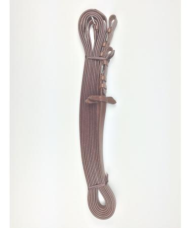 gs-sports reins long reins for ground work long reins 6 m long leather London -silver-colored buckles