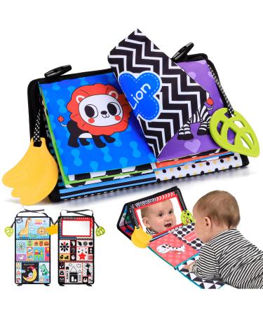 Sirecal Baby Spiegel toy 0-9 months-crackling Baby mirror contrast fabric books baby toy toddler education mirror-003