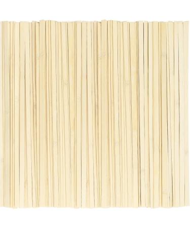 DYWISHKEY Natural Bamboo Sticks - 15.75 x 3/8 Wooden Craft Sticks (50 Pieces) - Buy Online on SooperMarket.com