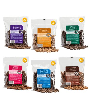 Chewies training Maxi ankle Training Leckerli Mix package - 12 x 200 g - dog snacks sugar -free & with high meat content - Ideal as a training geli for your dog 200 g (12 Pack) Mix: All varieties