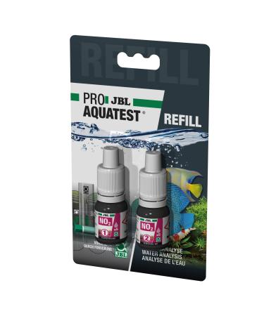 JBL water test fulfillment for sweet/sea water aquariums and ponds Proaquatest No2 Nitrit Refill 2 pieces (1 Pack) Proaqua (2019) Refill Nitrit (NO2)