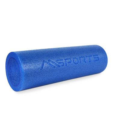 Yoga Roll Premium | Pilates Roll - 45 x 15 cm or 90 x 15 cm - Fascia Roll (Blue 90 x 15 cm) Blue 90 x 15 cm