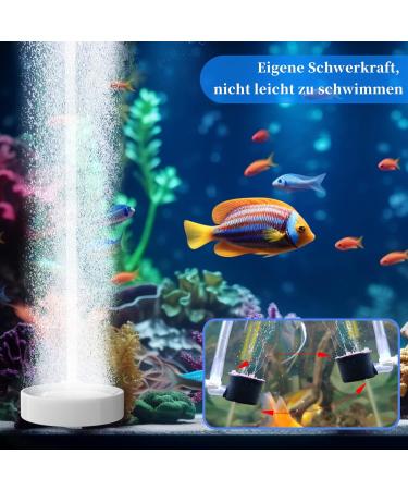 Forever Speed Aquarium Air Stone 80mm - Ultra Silent Nano Air Stone for Enhanced Oxygen in Aquariums - Buy Online on SooperMarket.com