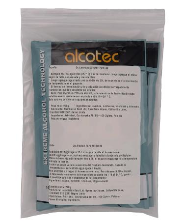 2x Alcotec Turbo Yeast 48H - Achieve 20% Alcohol in Just 5 Days | Fast International Shipping - Buy Online on SooperMarket.com