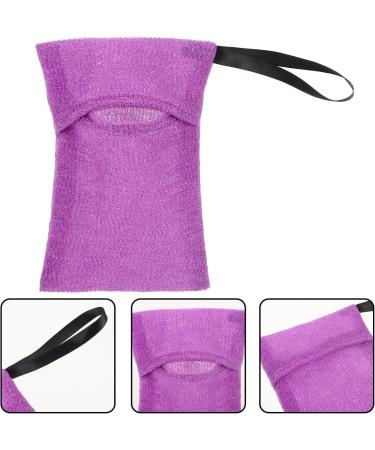 minkissy Bath Bag Soap Shampoo Nylon Purple Gloves Cleansing - Buy Online on SooperMarket.com